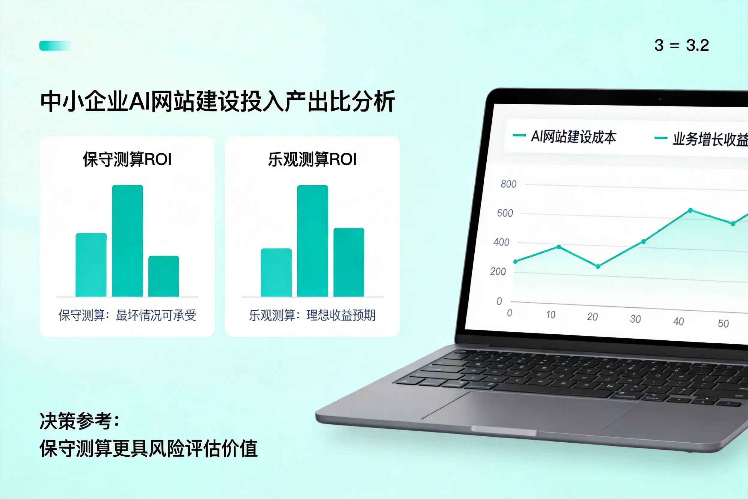 定西中小企业AI网站建设投入产出比怎么算？先看这份分析