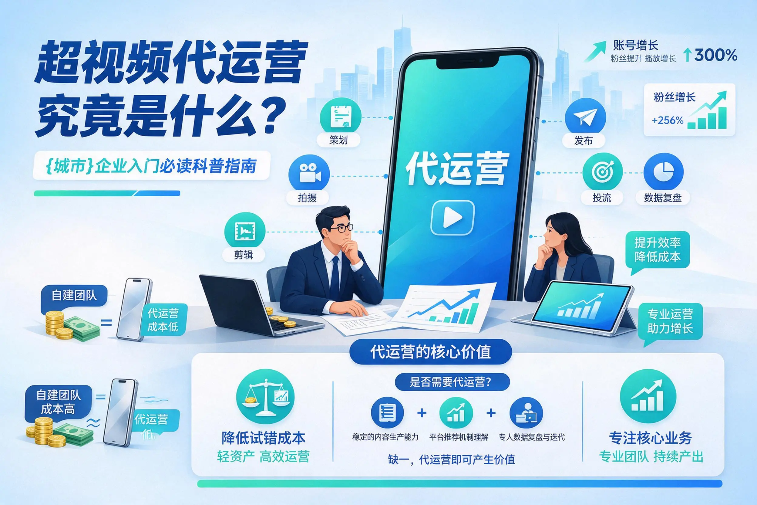 短视频代运营究竟是什么?定西企业入门必读科普指南