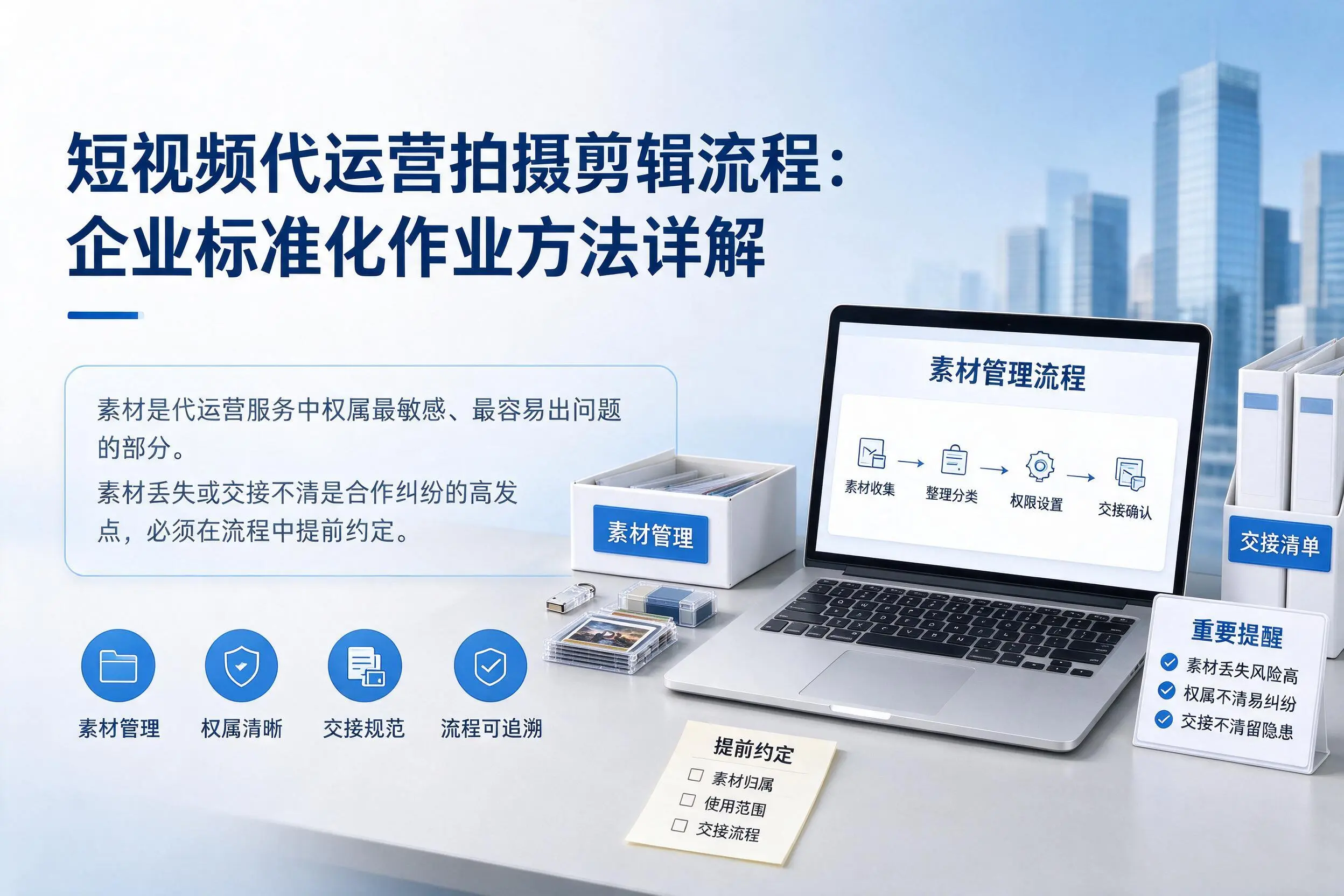 短视频代运营拍摄剪辑流程：定西企业标准化作业方法详解