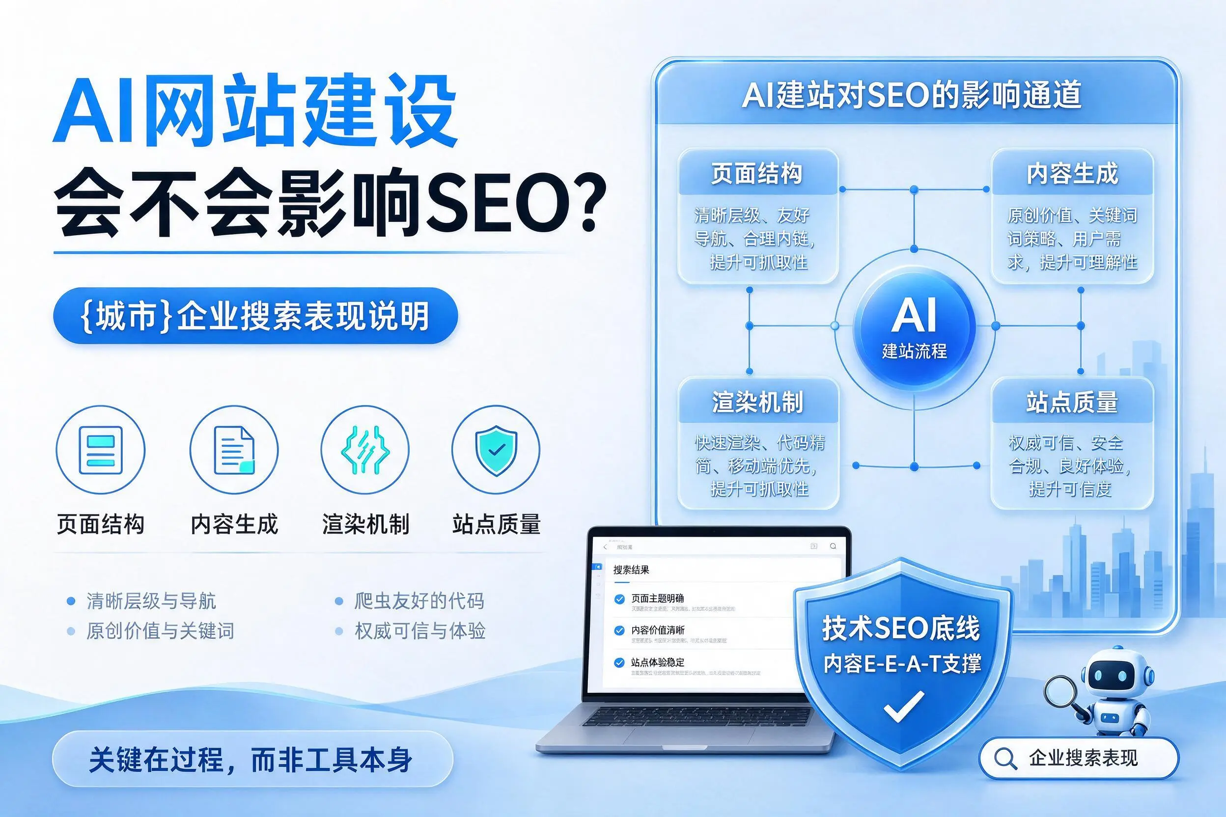 AI网站建设会不会影响SEO?定西企业搜索表现说明