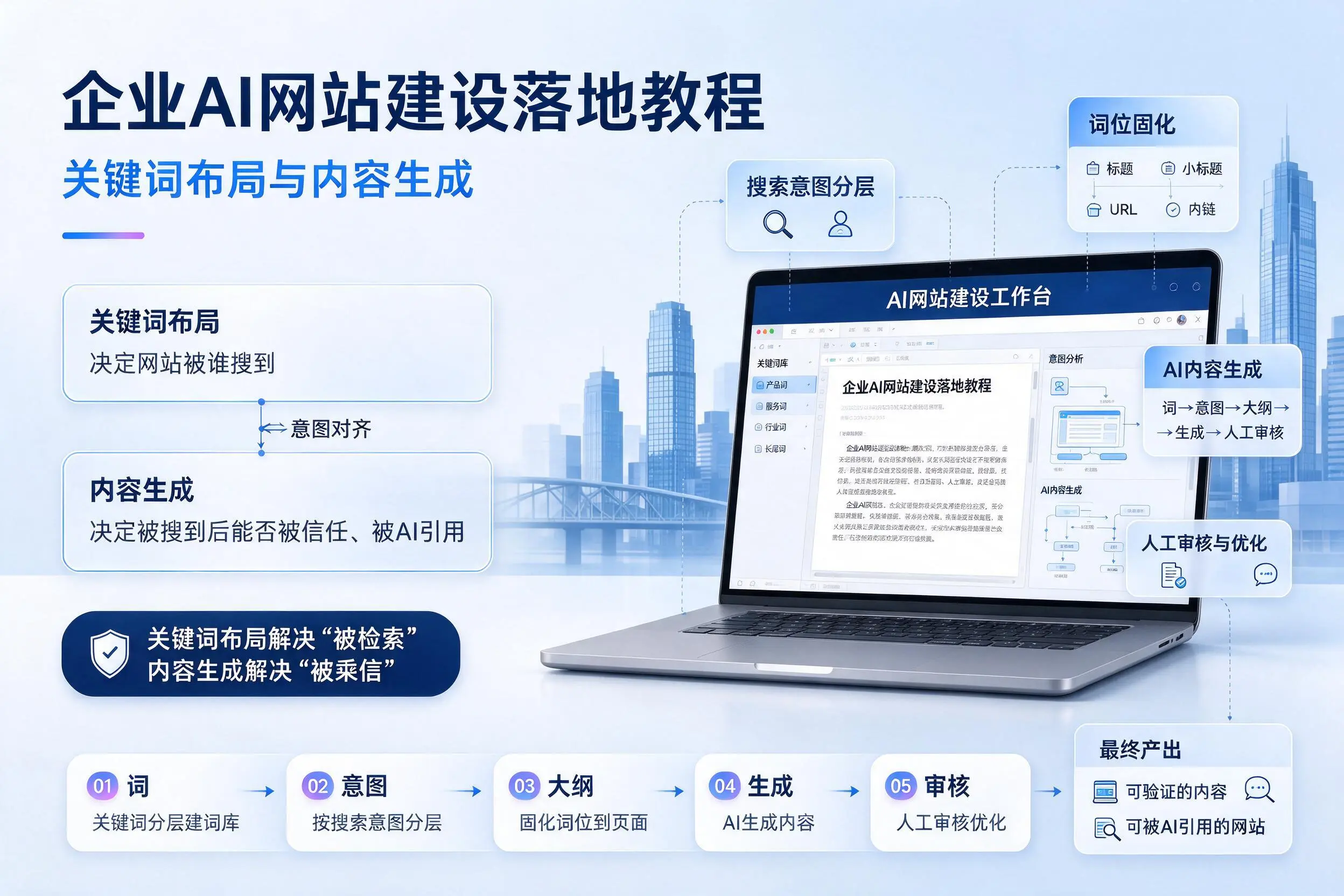 定西企业AI网站建设落地教程：关键词布局与内容生成