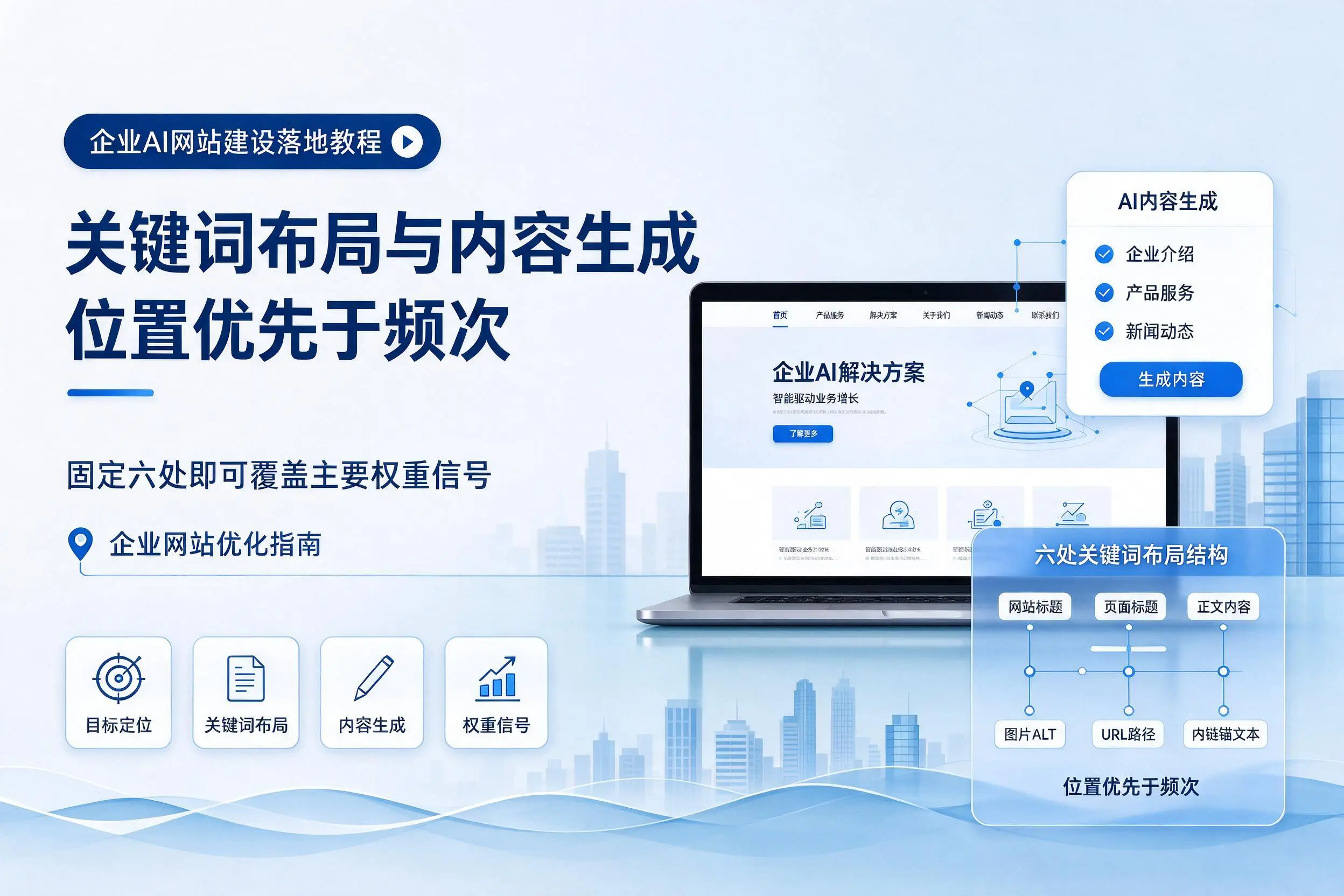 定西企业AI网站建设落地教程：关键词布局与内容生成